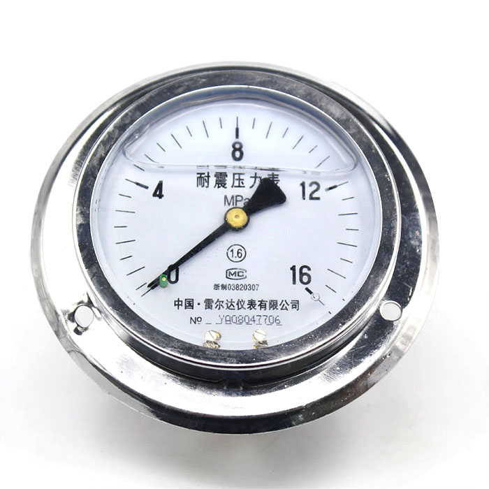 雷尔达 弹簧管普通蒸汽压力表Y-150 0-0.6