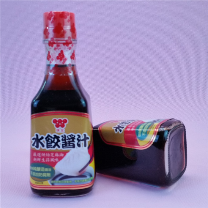 台湾原装进口食品 调味品 原味 味全水饺酱汁230g玻璃瓶 大促销