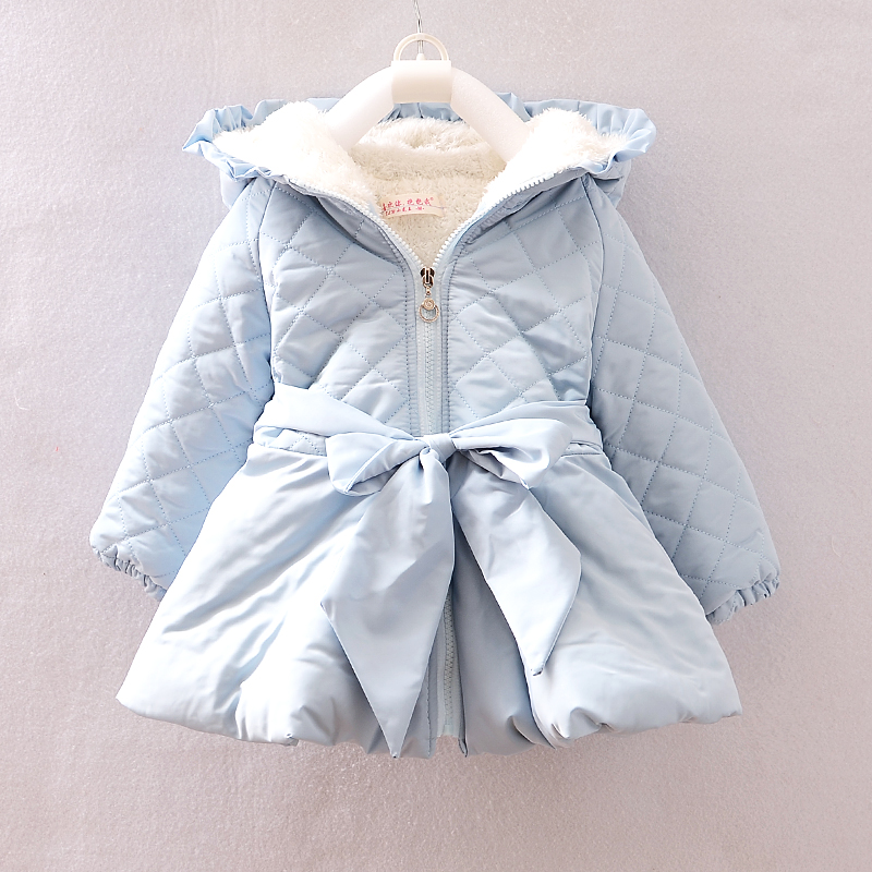 2015韩版新款女宝宝加厚棉服1-2-3-4岁女童棉袄外套儿童纯棉上衣