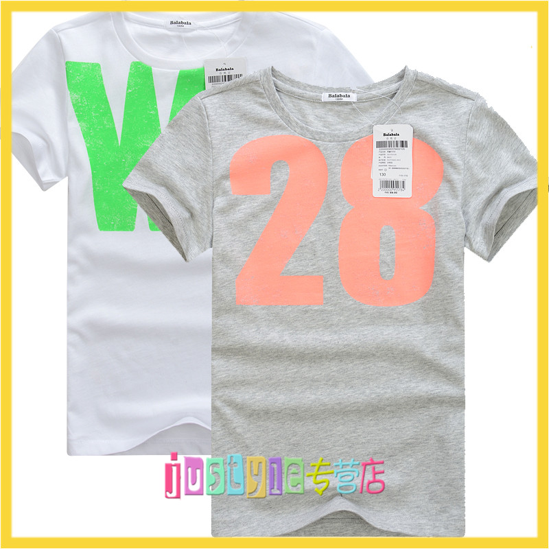 五折 巴拉巴拉男童短袖T恤2015新款夏装儿童纯棉T恤22172151101折扣优惠信息