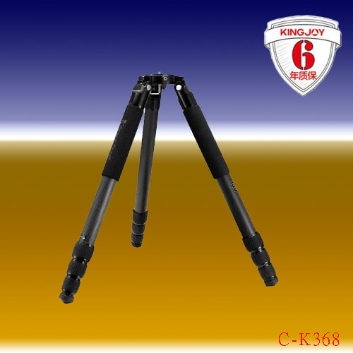 KINGJUE劲捷C-K368超大管34mm超特稳专业摇臂三脚架三角相机架