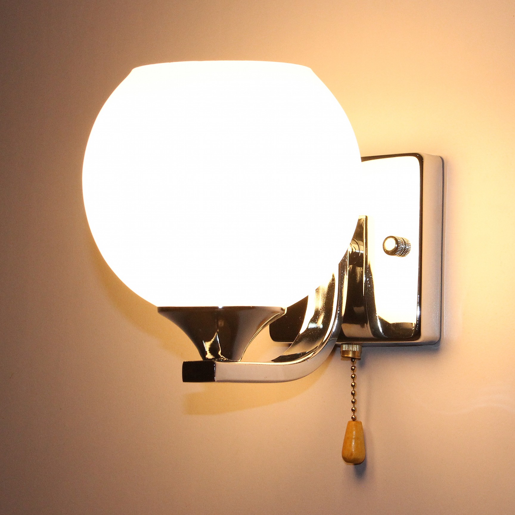 壁灯床头现代简约创意led墙壁灯温馨卧室客厅过道圆形带开关调光
