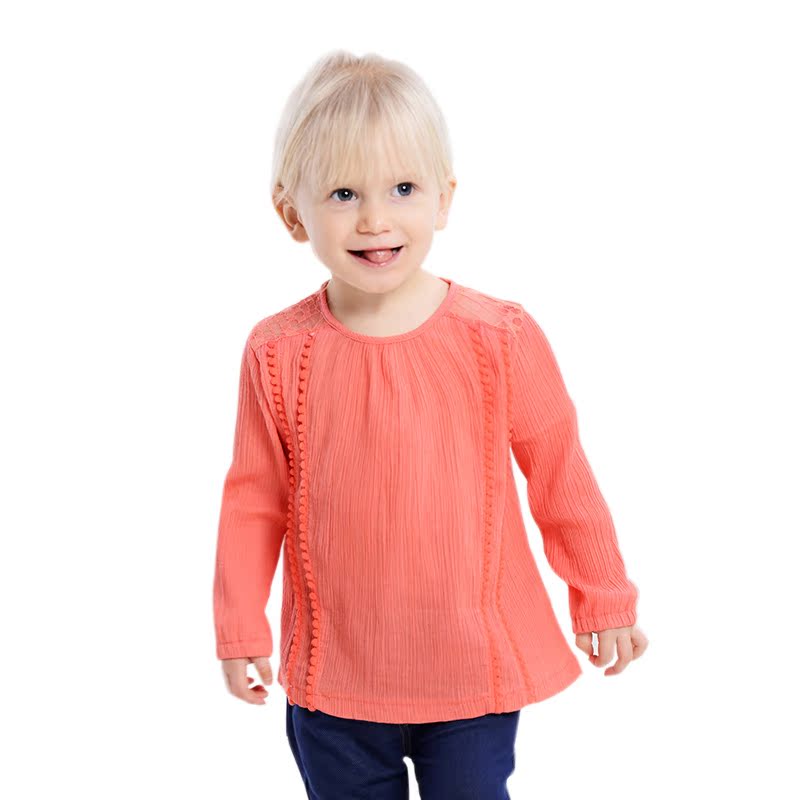 女宝宝衬衫2016年春装新款儿童装女童衬衫上衣长袖婴儿衬衣外出服