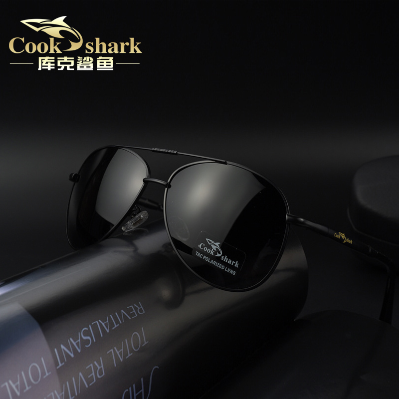 意大利cookshark库克鲨鱼户外偏光镜 蛤蟆镜墨镜 男款太阳眼镜折扣优惠信息