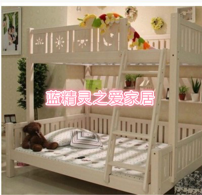 儿童双层床 公主子母床高低床上下床组合床男孩女孩儿童床母子床