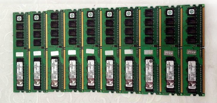 拆机二手台式机内存条DDR2二代DDR3三代512M1G2G4G金士顿全兼容
