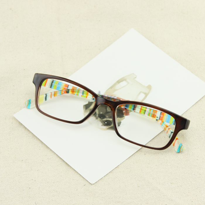 韩国进口tr90超轻眼镜架彩虹腿复古全框眼镜框潮 时尚女款配近视折扣优惠信息