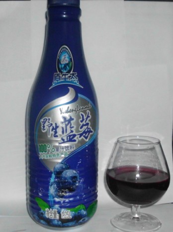 野生蓝莓果汁 原浆蓝莓果汁饮料果香浓郁大兴安岭特产