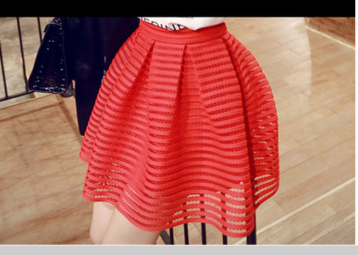 西西小可定制款 2015春季新品 街头摩登款 收腰挺括性显腿型短裙