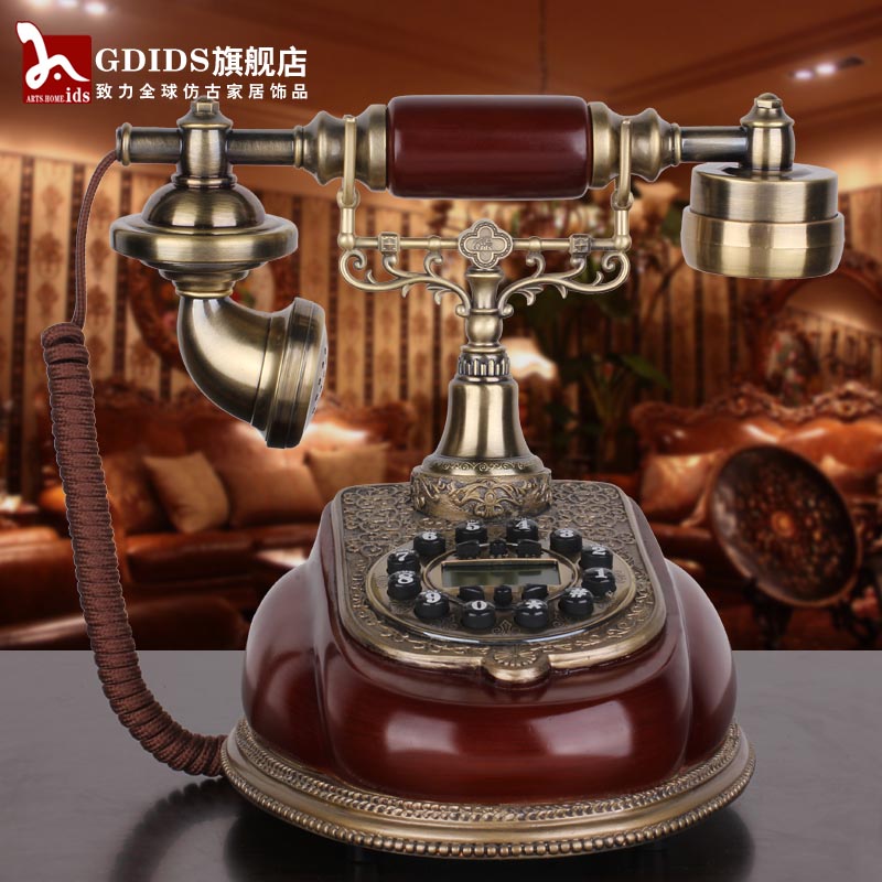 GDIDS 时尚创意复古电话机 仿古电话机 欧式经典高档座机电话机