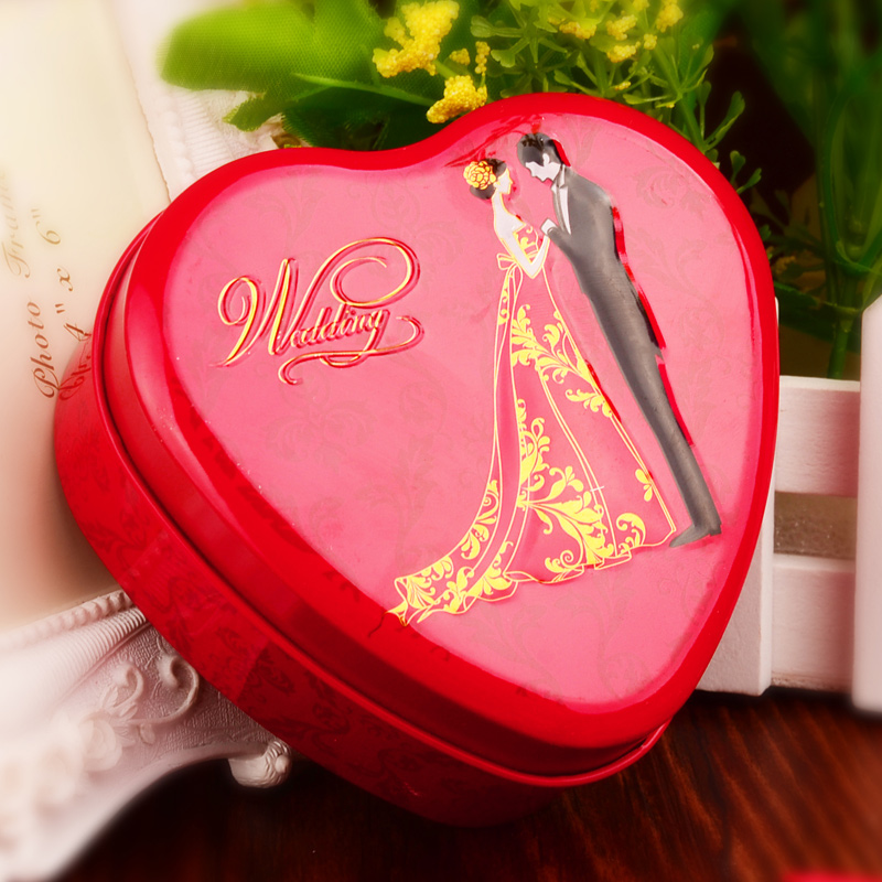 结婚庆用品 马口铁喜糖盒子 个性糖果包装盒子创意铁盒 婚礼用品