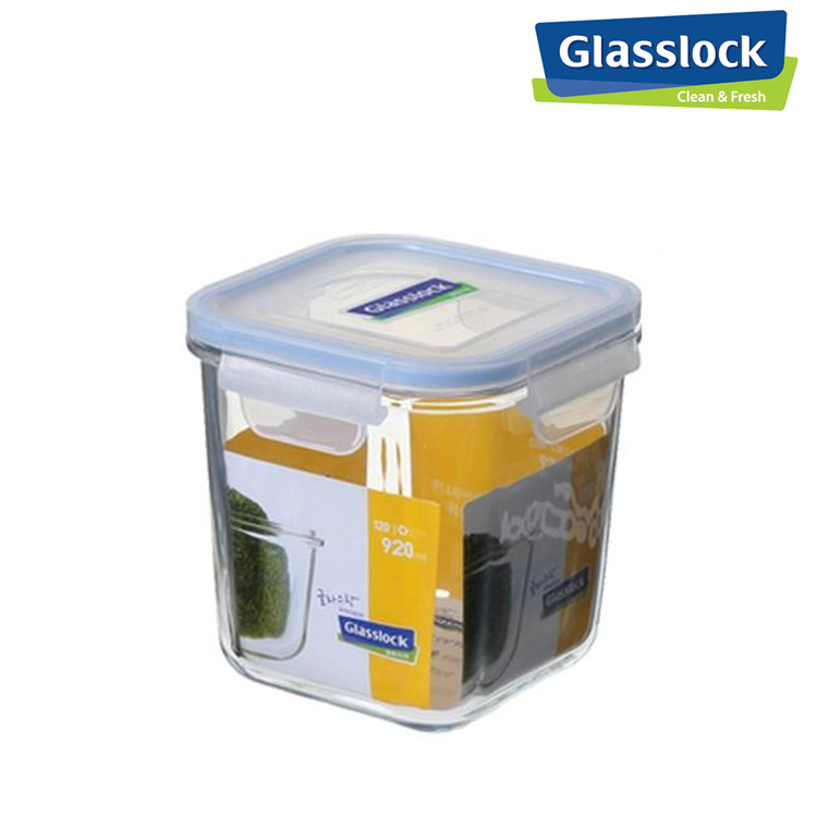 韩国glasslock钢化玻璃保鲜盒饭盒储物罐密封罐零食罐奶粉罐RP530折扣优惠信息