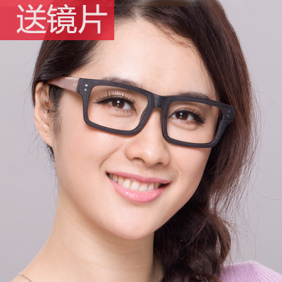 个性 潮人大框眼镜框 女款 配眼镜框架 大脸近视眼镜 眼睛框圆脸