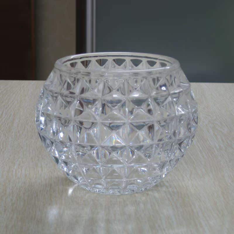花盆花器富贵竹花瓶水晶玻璃插花创意个性吊兰水培透明客厅小摆件