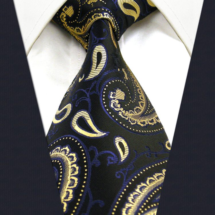 韩版窄款深色花纹新款领带 真丝商务 男士领带休闲加长领带礼盒折扣优惠信息