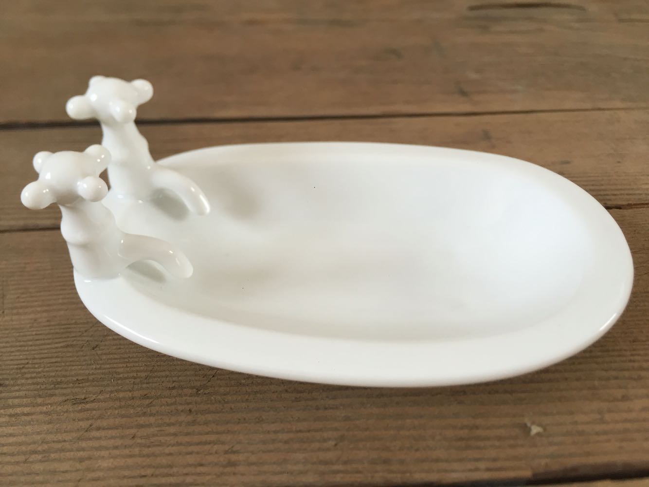 日式陶瓷香皂碟 可爱创意肥皂盒 水龙头浴缸皂碟 首饰托 简约个性