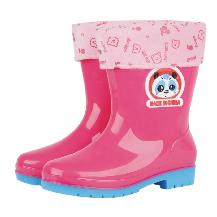 儿童雨鞋雨靴冬季加绒保暖韩版时尚男童女童套鞋胶鞋宝宝小孩水鞋