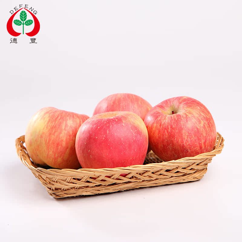 烟台苹果新鲜水果山东红富士栖霞德丰老苹果80果5斤装一级果