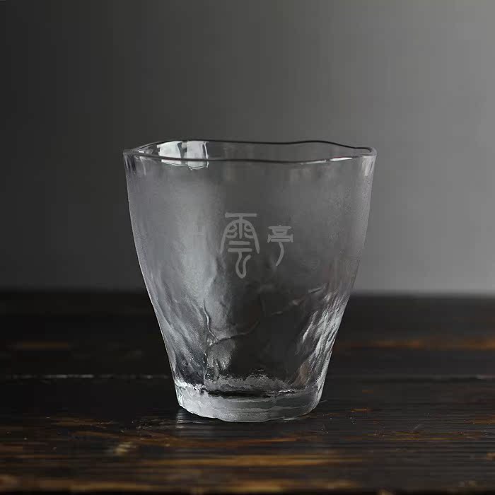 日本原装进口 透明磨沙茶杯 玻璃杯酒杯水杯折扣优惠信息