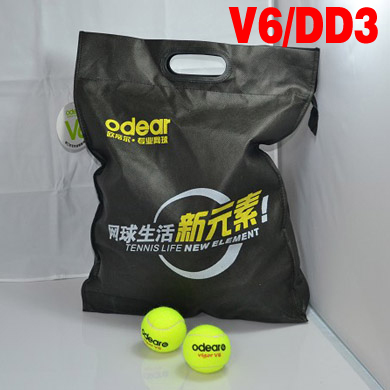 【正品】odear/欧帝尔 进口羊毛V6/DD3 高级比赛训练网球 60只/袋