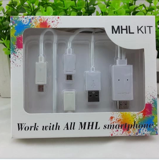 MHL转HDMI线高清线 手机连接电视 投影仪 适配器 福洛特