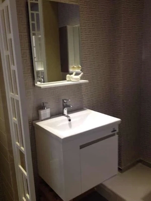 九牧JOMOO现代浴室柜子悬挂卫浴柜洗脸盆组合台柜A2156 60公分