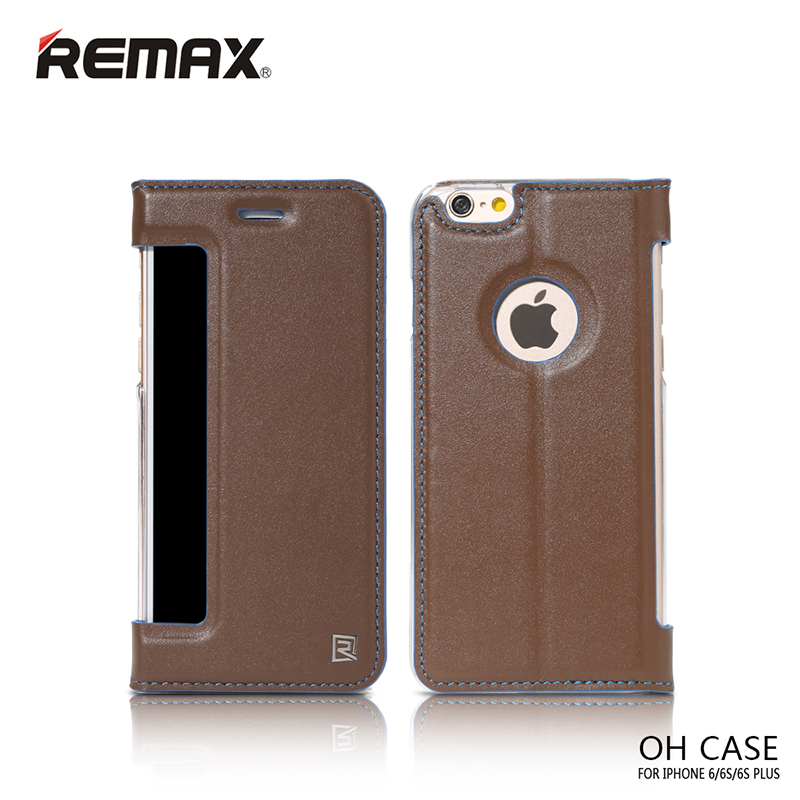 Remax/睿量iPhone6plus手机套6Splus保护套真皮翻盖后壳5.5寸奢华