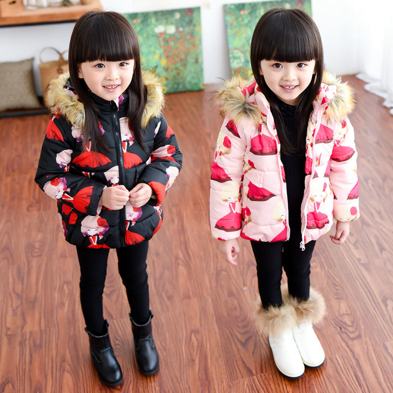 2015童装女童棉袄棉衣冬天装新款儿童韩版加厚宝宝棉服保暖外套潮