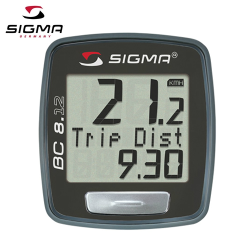 正品 SIGMA 西格玛 BC 8.12 自行车有线码表 骑行码表计速里程表折扣优惠信息