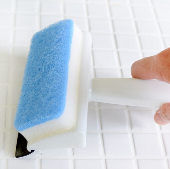 日本kokubo正品浴室瓷砖刷子 地刷 浴缸 洗手池海绵擦 缝隙清洁折扣优惠信息