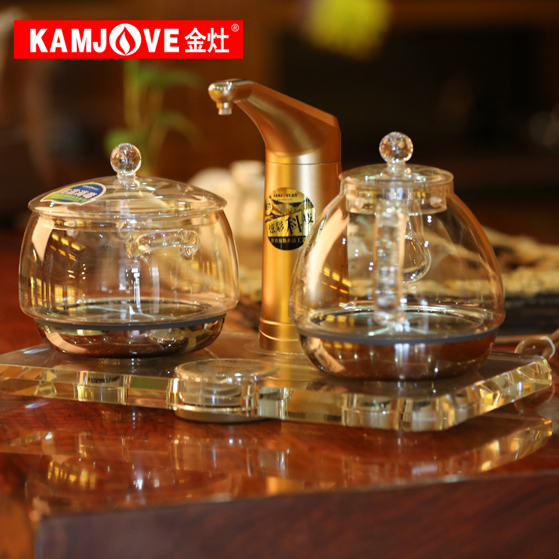 KAMJOVE/金灶 B66智能水晶底座自动上水电热水壶玻璃电茶壶 正品