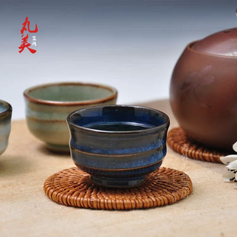丸美空间 日本进口 茶杯陶杯瓷杯个性杯随身杯一口杯功夫茶具折扣优惠信息
