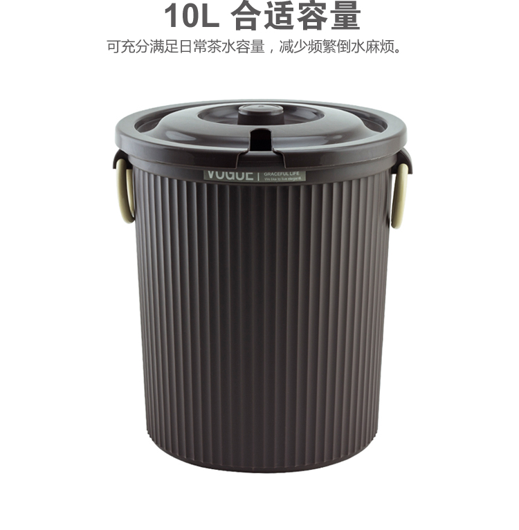正品塑料茶桶 茶渣桶茶盘茶道零配件 茶具垃圾桶茶水桶折扣优惠信息