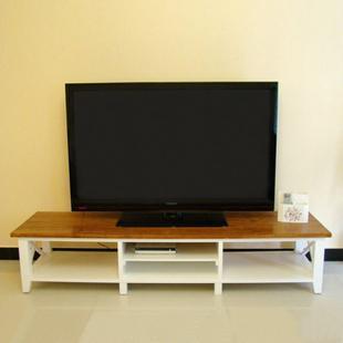 特价地中海简约现代田园客厅搭配组合整装 白色全实木1.6米电视柜