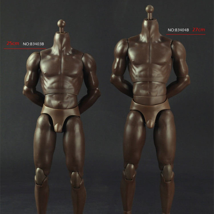 COO 1/6 B3403B黑人肌肉男素体和 B3404B黑人肌肉增高男素体 现货