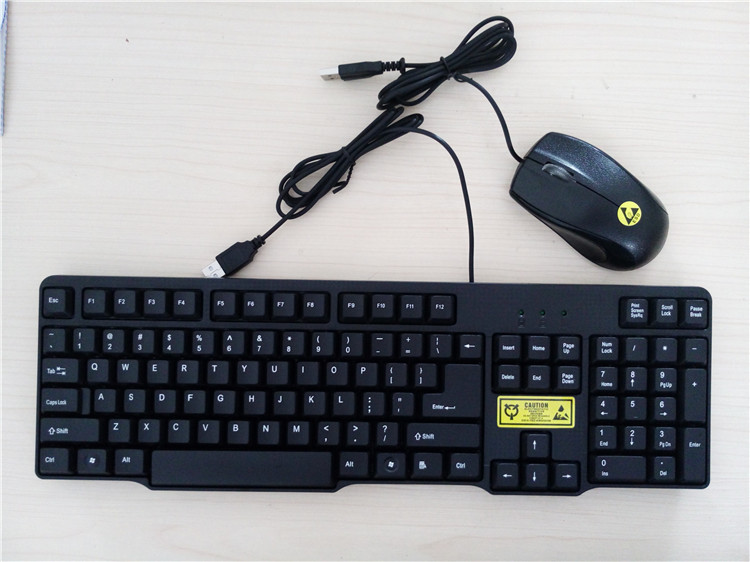 防静电键盘套装 ESD键盘鼠标 无尘办公鼠标键盘 百级车间键盘套装