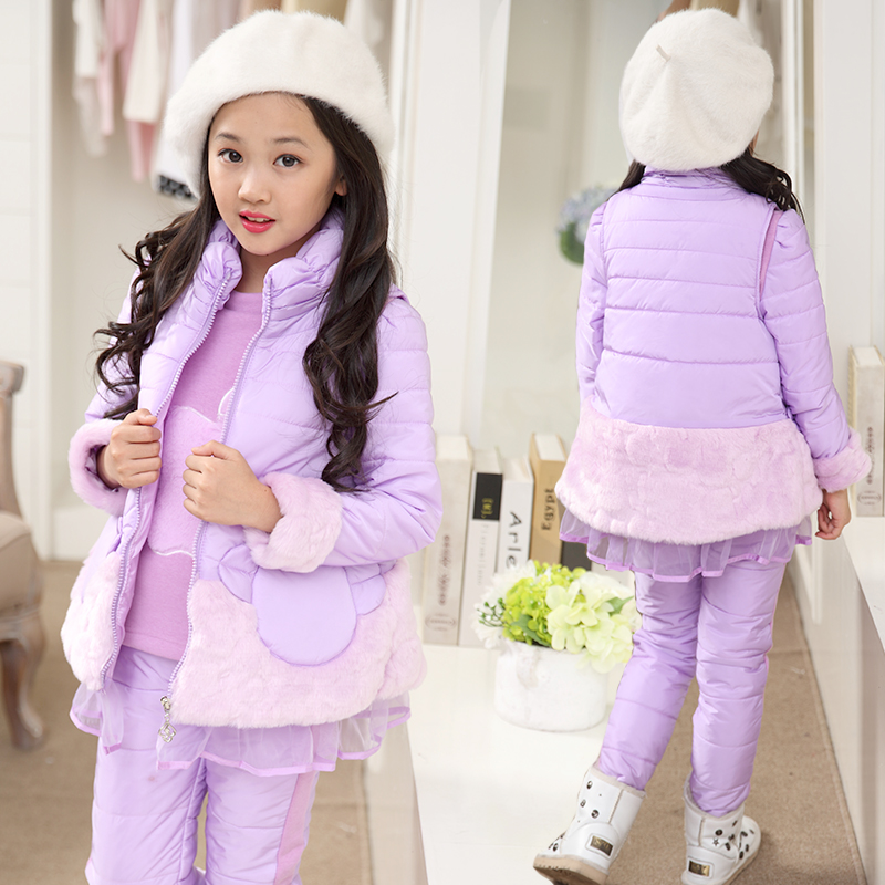 2015冬5五6六8八10至12到15岁童装女童秋冬套装儿童休闲三件套韩折扣优惠信息