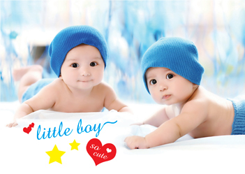 可爱宝宝海报双胞胎漂亮宝宝画宝宝图片婴儿海报大胎教照片墙贴折扣优惠信息