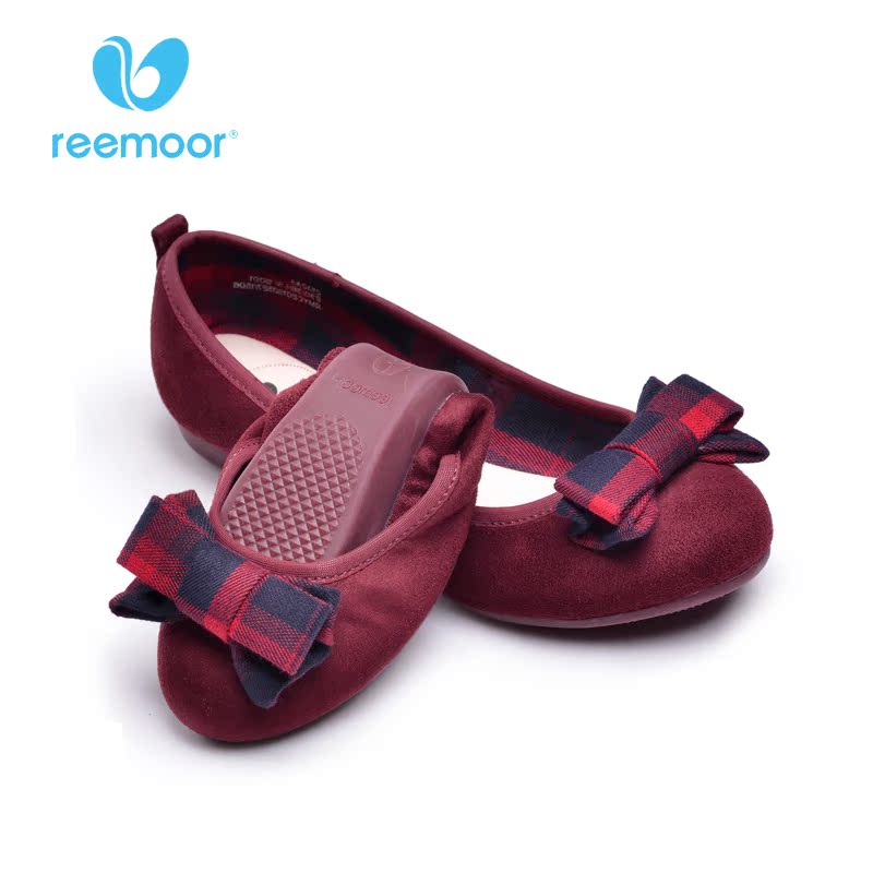 REEMOOR2015秋季新品绒面织布蛋卷单鞋 平底浅口女鞋RM-2512A3