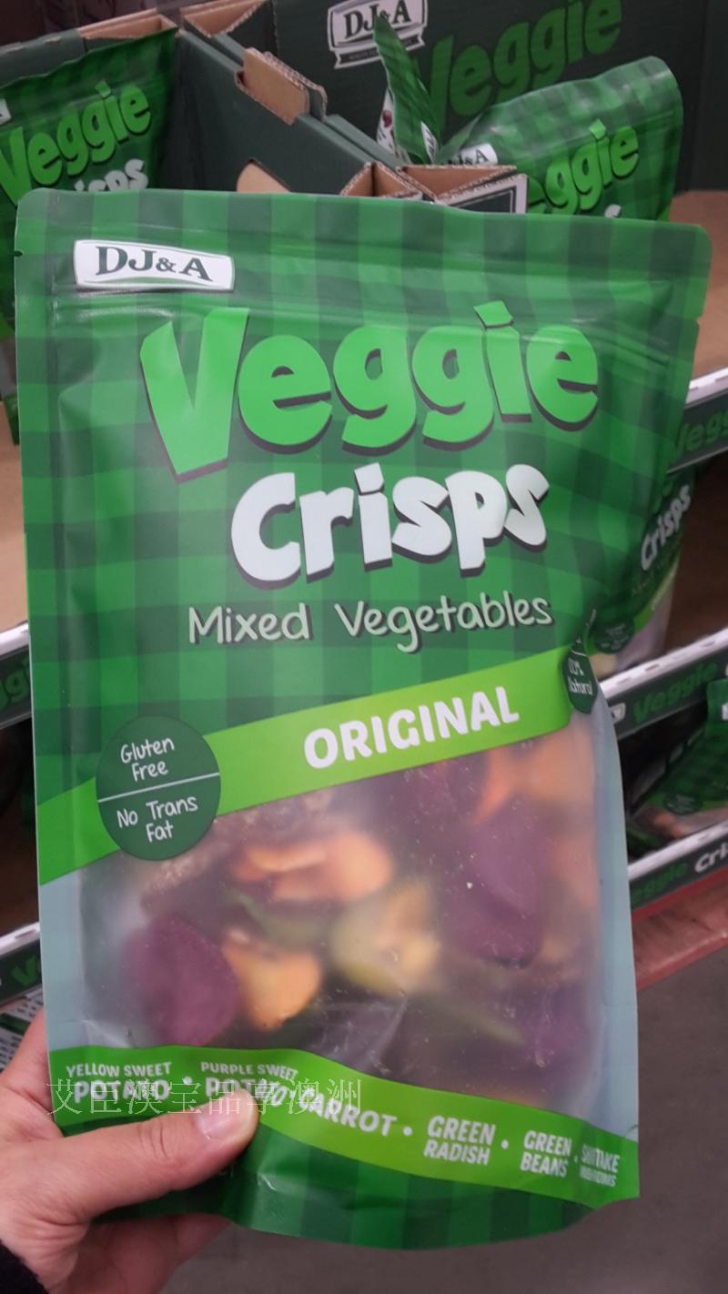 澳洲直邮 Veggie Crisps 天然有机健康零食酥脆蔬菜干250g 包邮