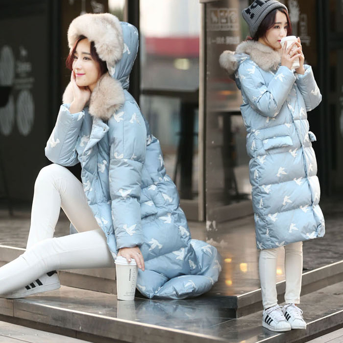 韩国2015冬装新款韩版大码修身显瘦中长款羽绒棉服女加厚棉衣外套折扣优惠信息