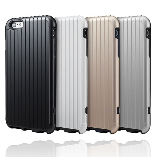 日本直邮 正品 iPhone6 Plus 硅胶树脂两层耐冲击 手机壳 保护套