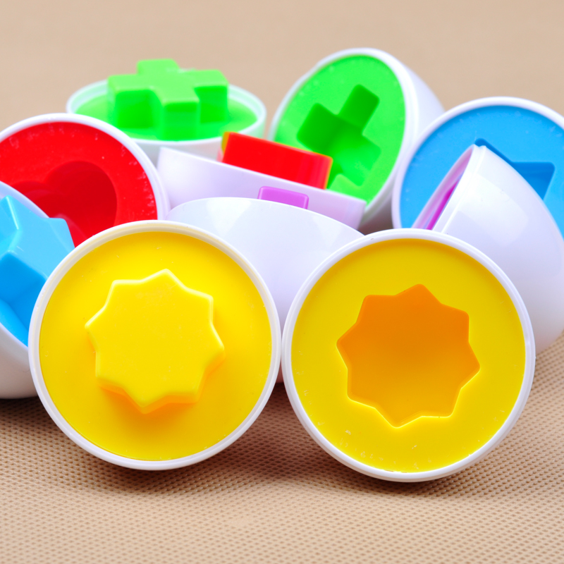益智玩具 配对聪明蛋 扭蛋--认识颜色和形状的拼插积木类玩具折扣优惠信息