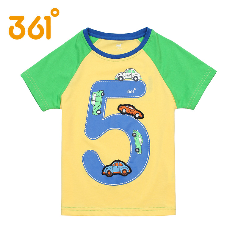 361男童装T恤正品专卖2015夏季新款卡莱棉男童短袖T恤 K5521113