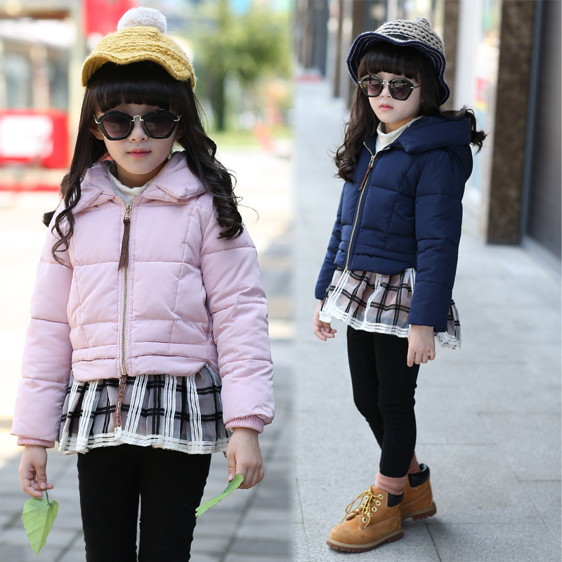 2015新款韩版女童棉衣外套加厚冬季儿童棉袄童装小孩冬装宝宝棉服