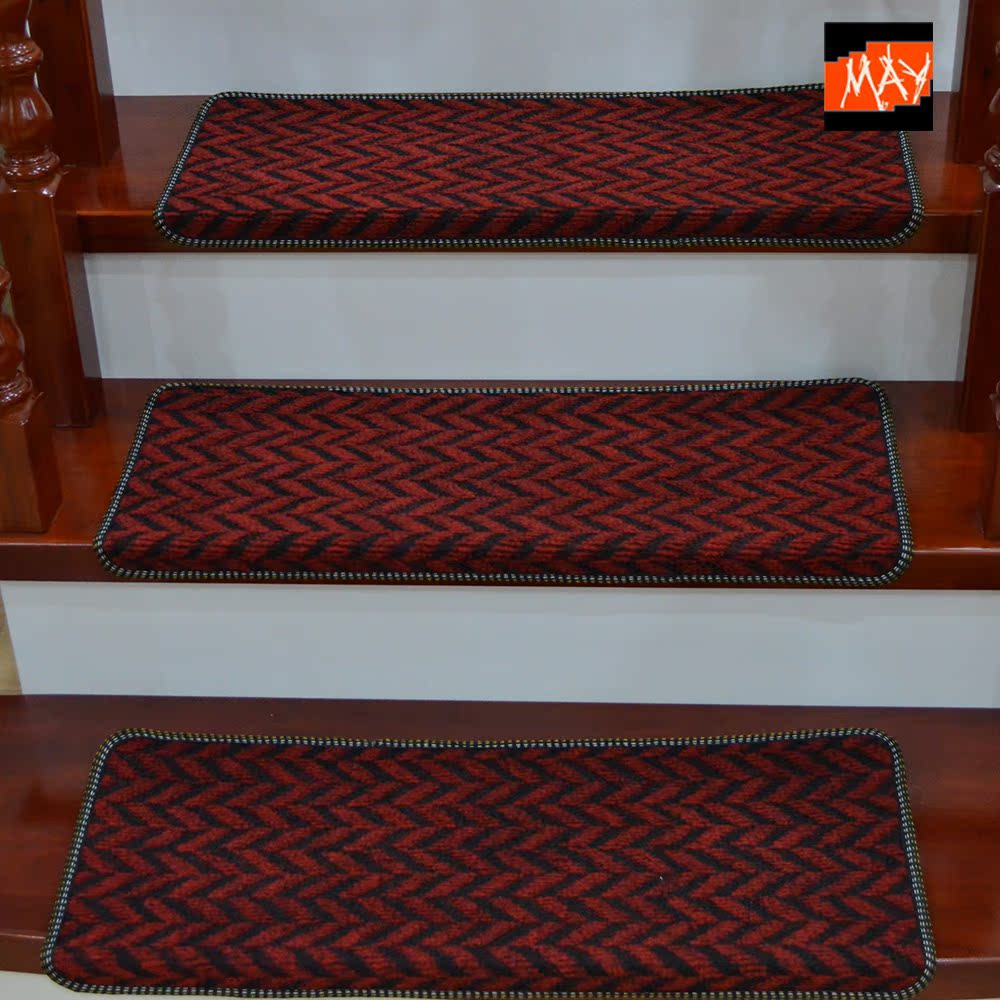 简约 加厚 室内 楼梯地毯 木楼梯垫 免胶自粘 防滑垫 楼梯踏步垫折扣优惠信息