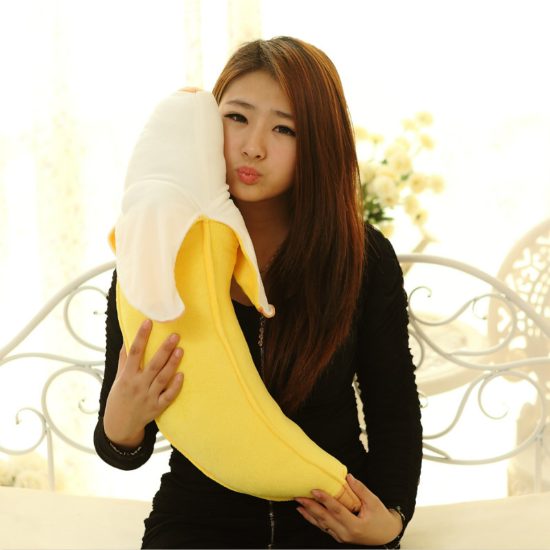电视爱情公寓4美嘉同款香蕉抱枕超大号可爱削皮香蕉靠垫情人礼物