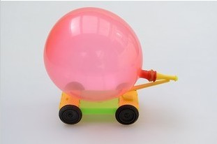 科技小制作科普培训实验器材 科学实验幼儿益智早教玩具 反冲小车折扣优惠信息