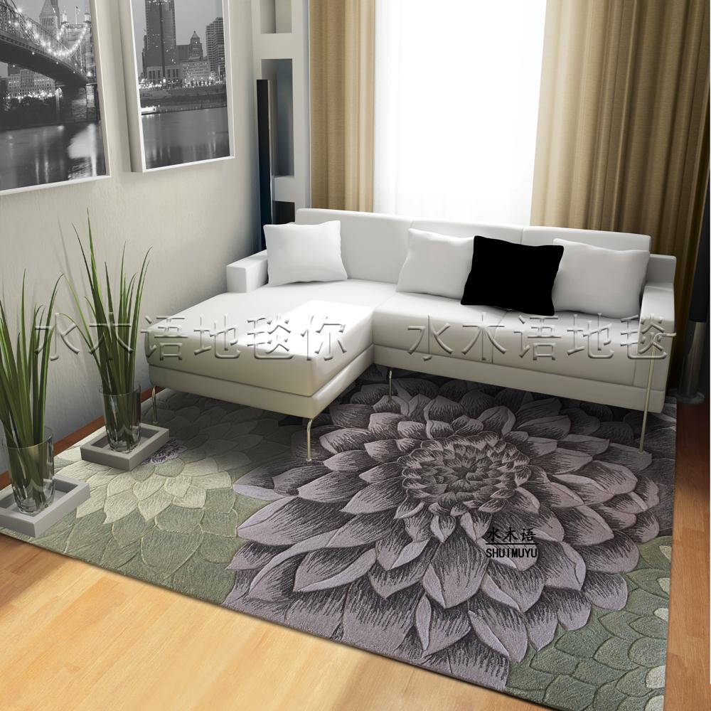 水木语地毯 客厅 美式艺术卧室书房 新古典后现代 流行 简约现代