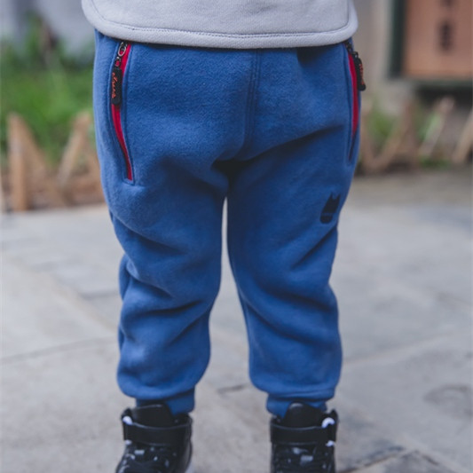 冬季新款男童运动裤长裤纯棉婴幼儿童保暖休闲裤卫裤冬装加厚加绒